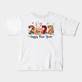 Happy New Year 2023 Sublimation Kids T-Shirt